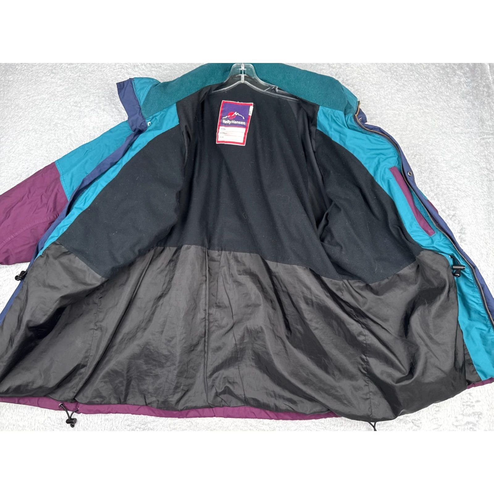 Helly Hansen VINTAGE Helly Hansen Jacket Men XL Blue Full Zip Hooded 90s Windbreaker Modern Shell Solid Pattern Mens Size US XL / EU 56 / 4 - 2 Thumbnail