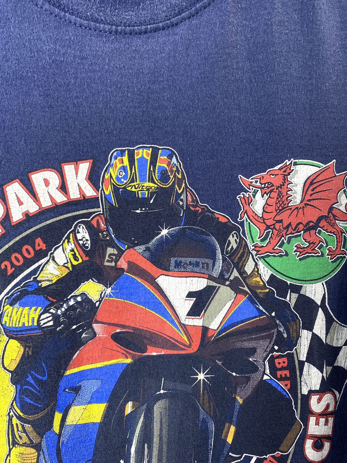 Japanese Brand Vintage 2000’s Yamaha Aberdare Park Racing T Shirt Size US XL / EU 56 / 4 - 4 Thumbnail