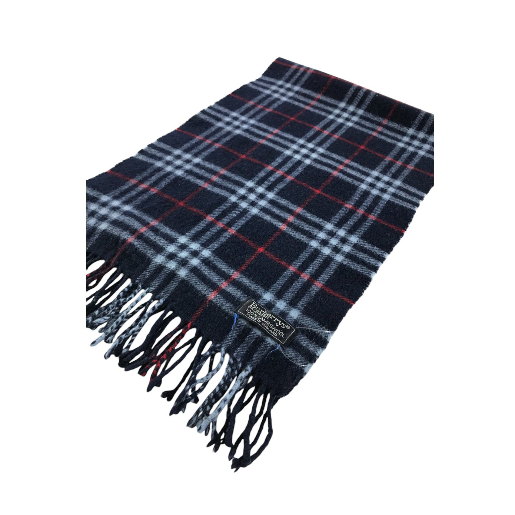 Burberry × Vintage Burberry Scarf / Muffler / Neckwear - WW2570 Size ONE SIZE - 3 Thumbnail