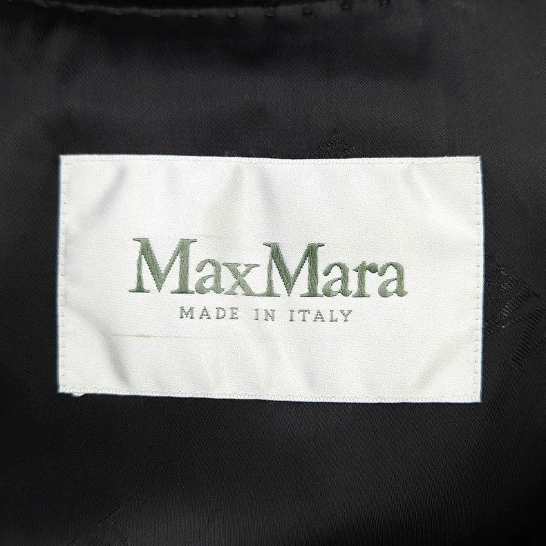 Max Mara Max Mara 100% Camel Hair Water Ripple Black Bathrobe Coat! Size S / US 4 / IT 40 - 3 Thumbnail