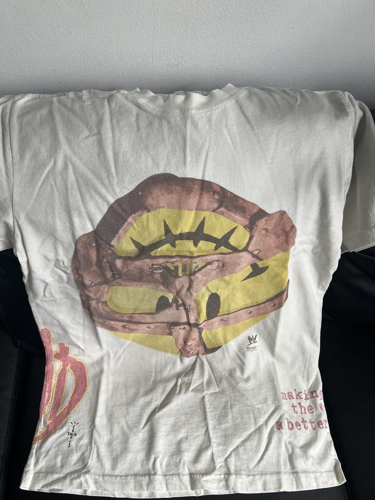 Travis Scott Cactus Jack x Mankind WWE Shirt Size US M / EU 48-50 / 2 - 1 Thumbnail