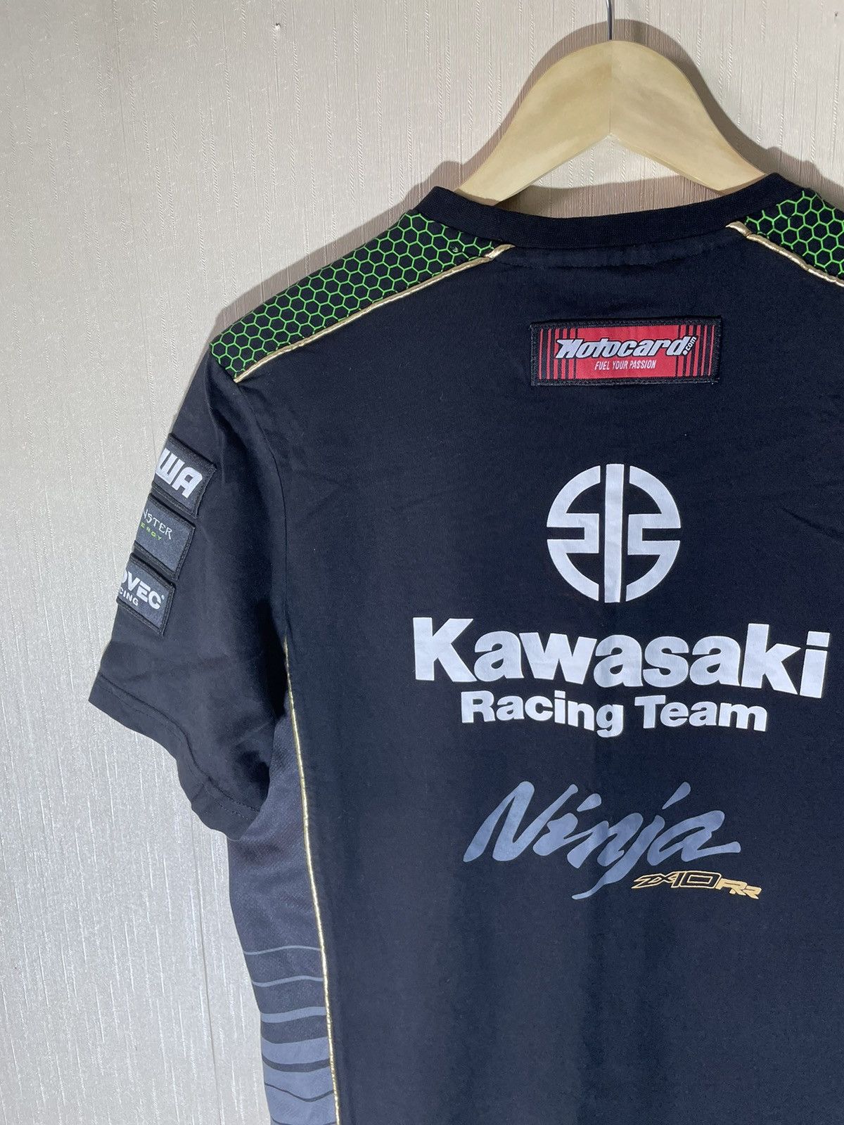 Vintage Kawasaki racing streetwear T shirt Size US L / EU 52-54 / 3 - 13 Thumbnail
