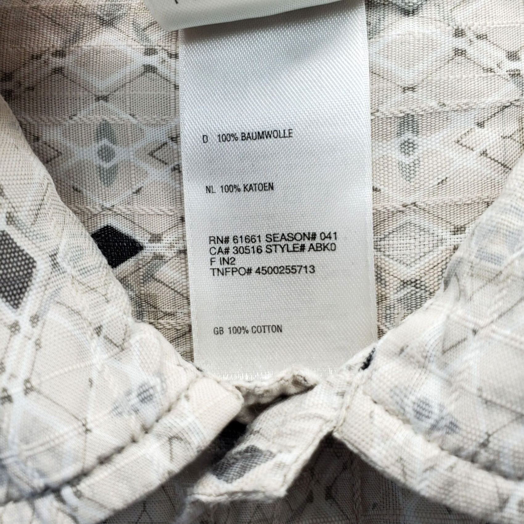 The North Face The North Face Shirt Men M Multicolor Geometric Chest Pocket Button Down Collared Size US M / EU 48-50 / 2 - 6 Thumbnail