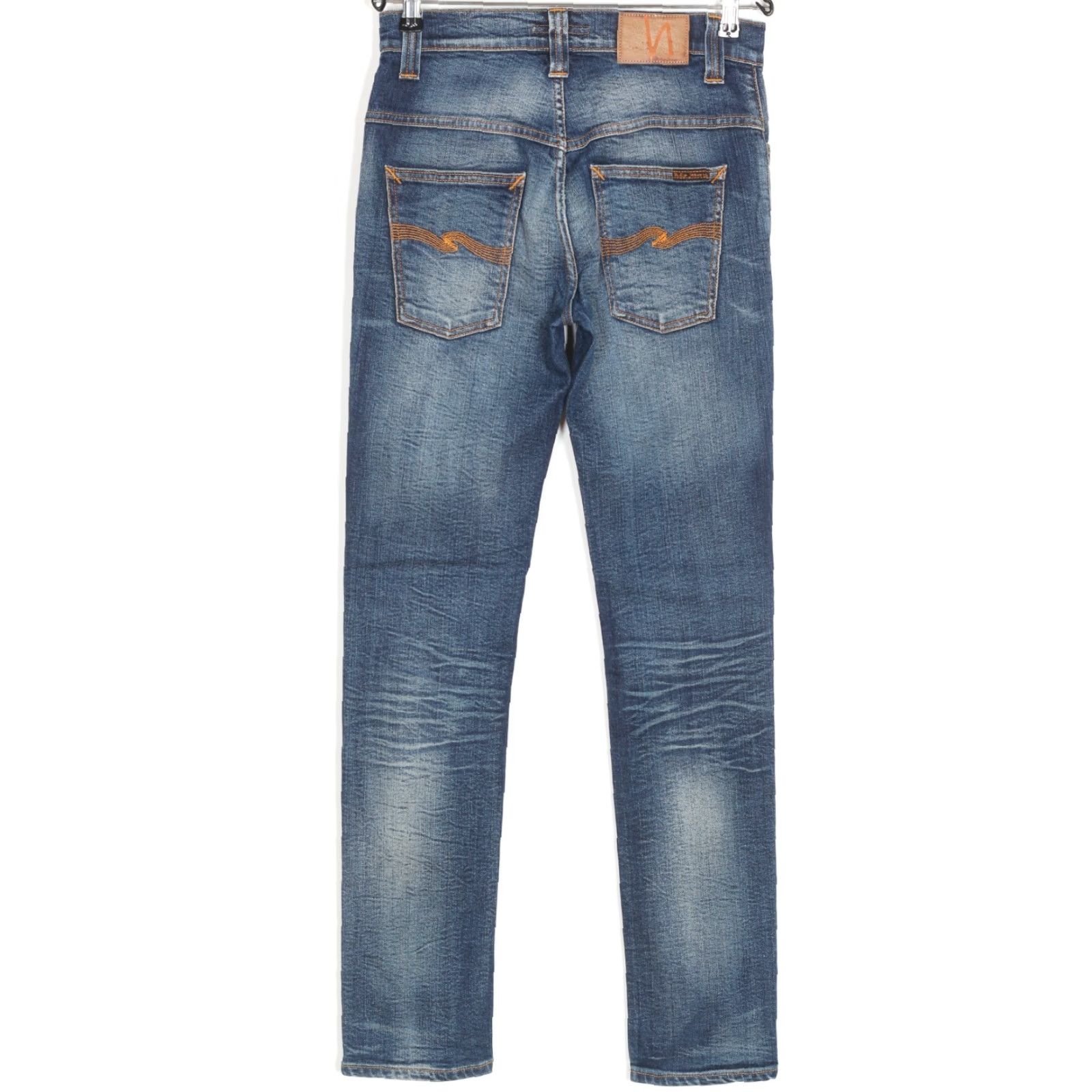 Nudie Jeans NUDIE JEANS THIN FINN Classic Orange Slim Fit Jeans Men W30 L32 DZ8046 Size US 30 / EU 46 - 2 Thumbnail