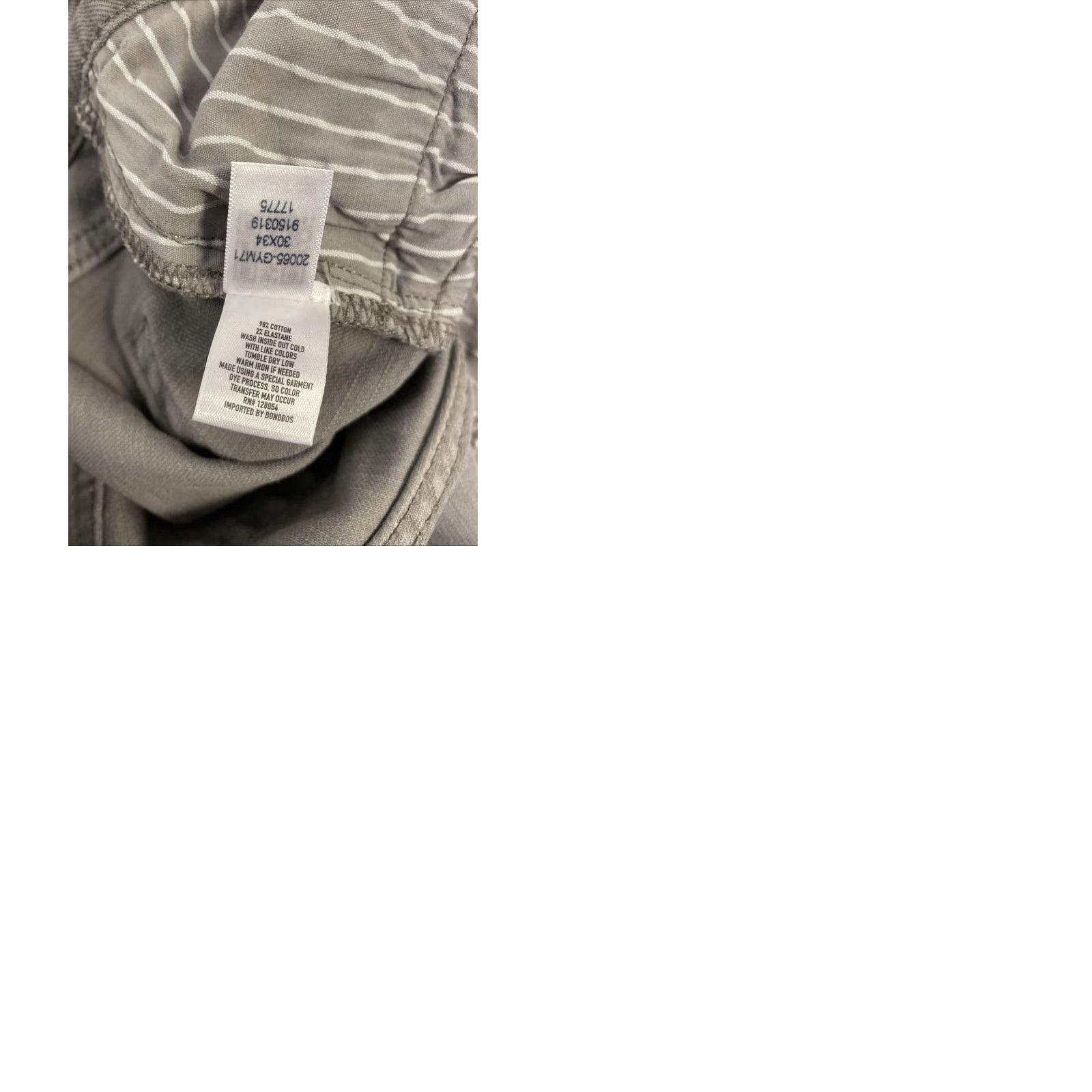 Bonobos Bonobos Jeans Men's 30 x 34 Gray Slim Denim Straight Leg Medium Wash /0400 Size US 30 / EU 46 - 9 Thumbnail