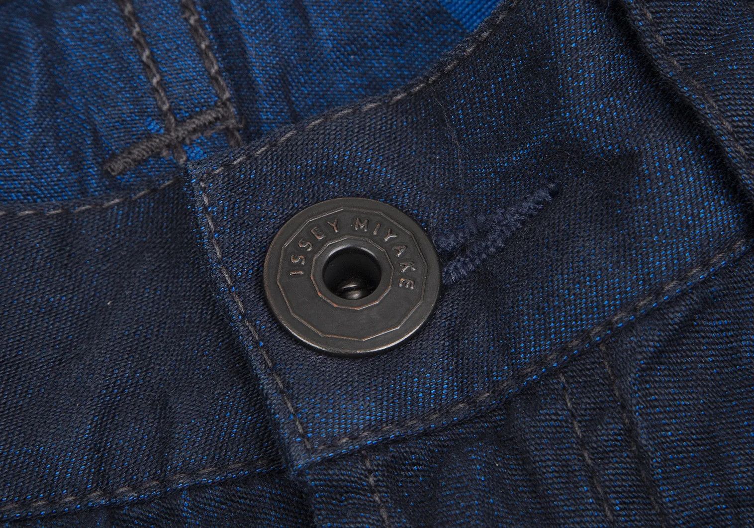 Issey Miyake A-POC INSIDE Flower Jacquard Pleated Pants Dark Blue 35 Size US 35 - 6 Thumbnail