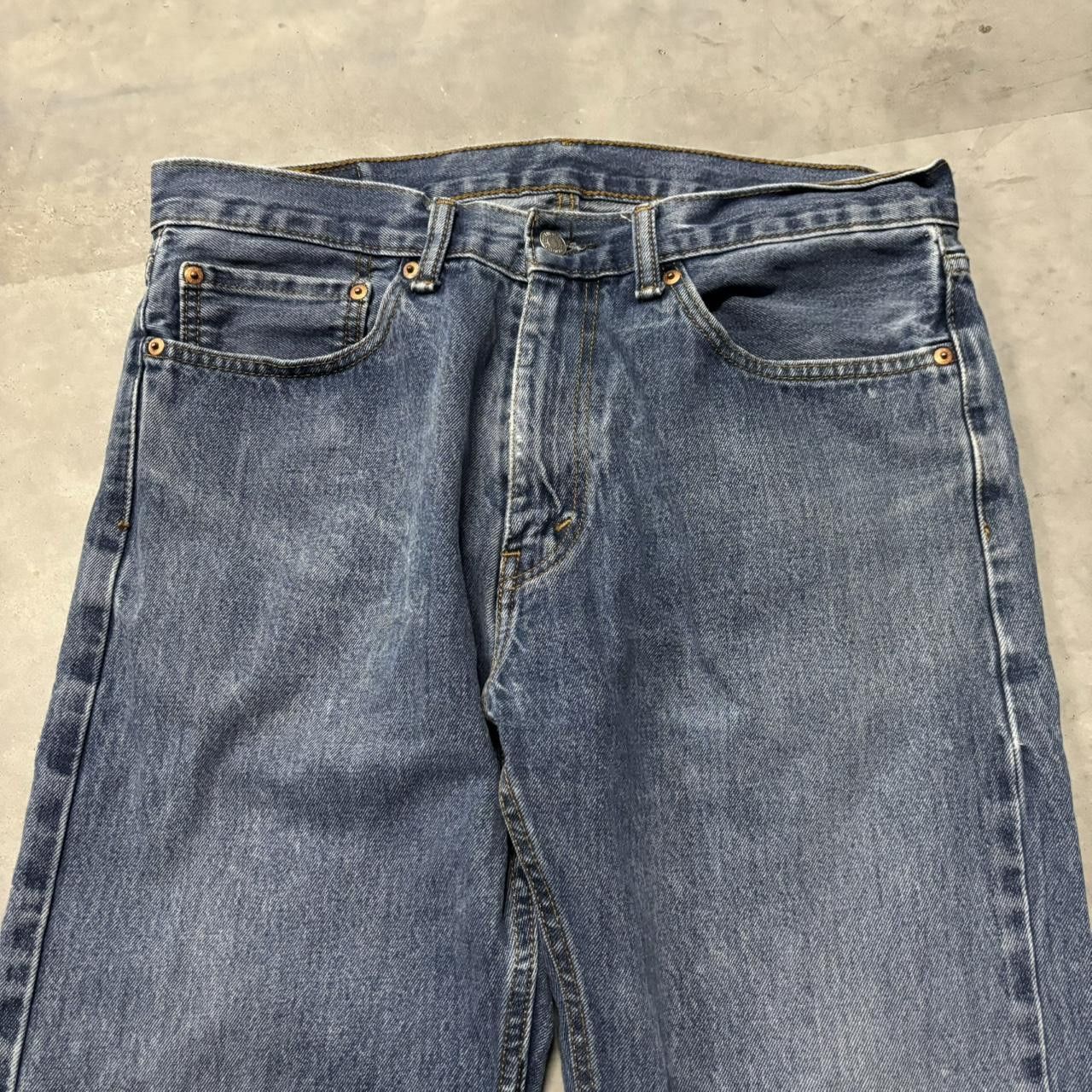 Levi's × Vintage Crazy Vintage Y2K/2000s Grunge Dark Wash Levi’s Denim Jeans! Size US 34 / EU 50 - 5 Thumbnail