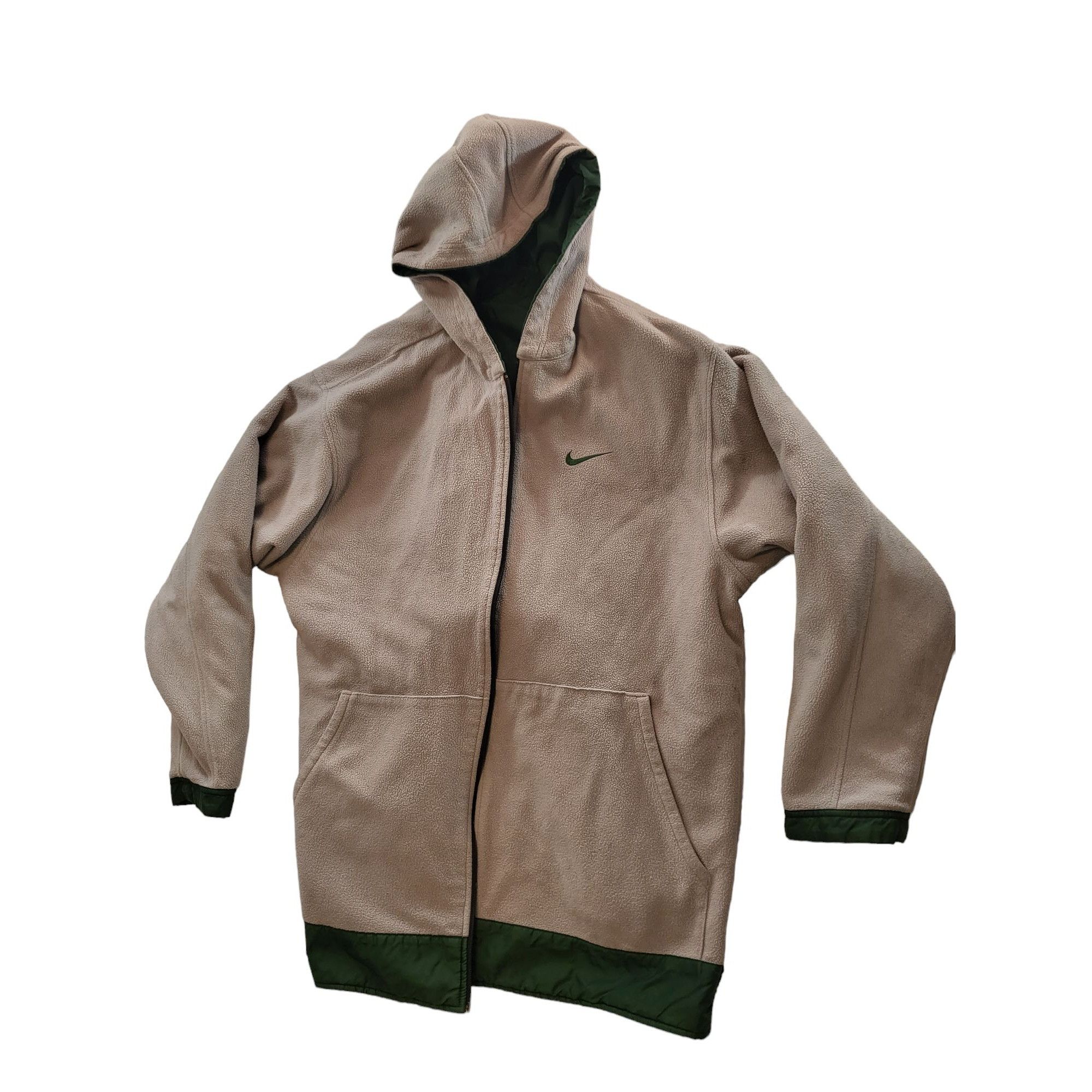 Nike Vintage Nike Reversible Hooded Stadium Coat Men Sz XL Full Z Size US XL / EU 56 / 4 - 8 Thumbnail