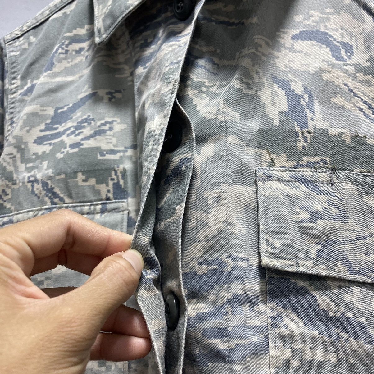 Vintage Military☠️ Parka Camo Utility Jacket Cargo 90s WW2 Size S / US 4 / IT 40 - 12 Thumbnail