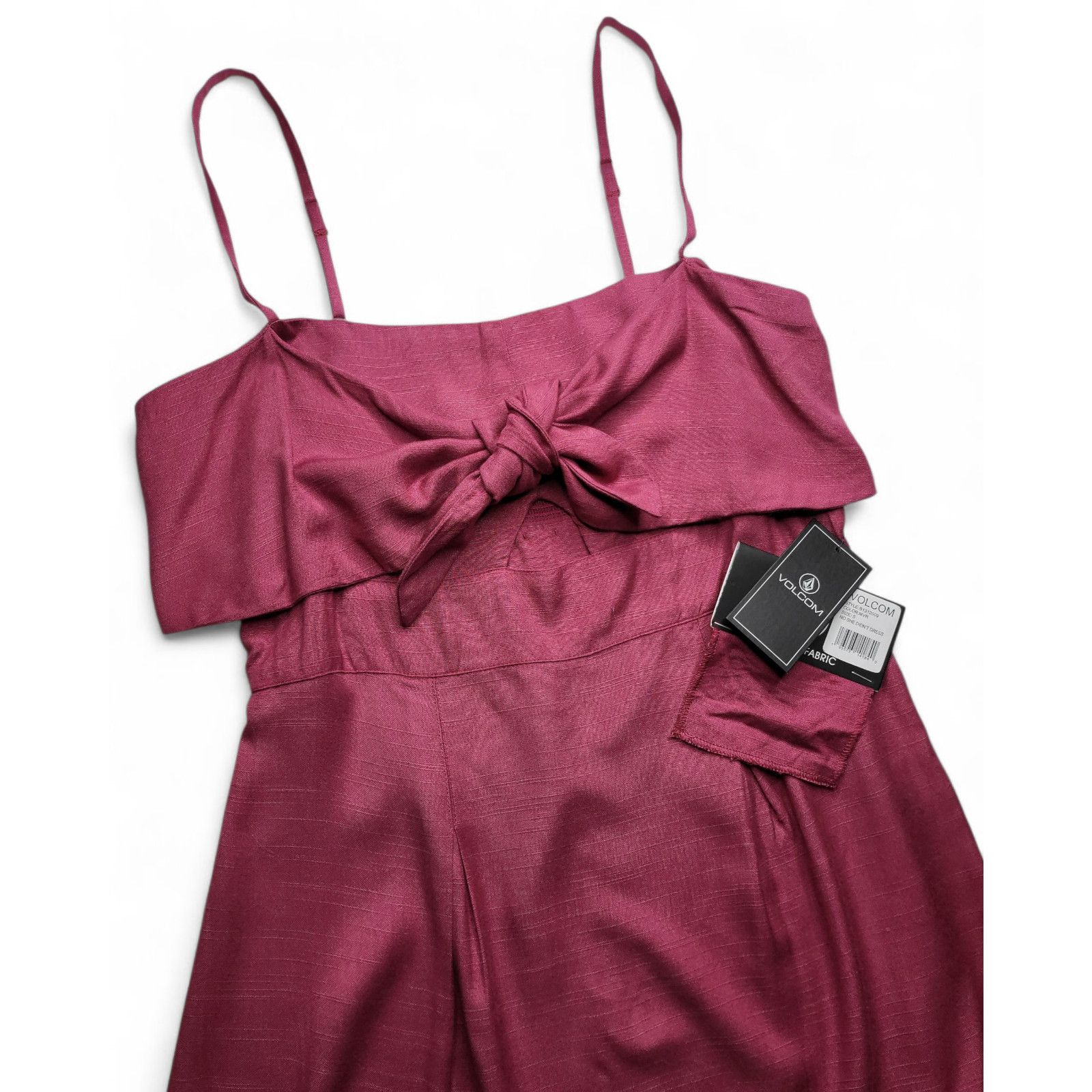 Volcom NWT Volcom No She Didn’t Bow Front Cutout Dress Size S Size S / US 4 / IT 40 - 2 Thumbnail