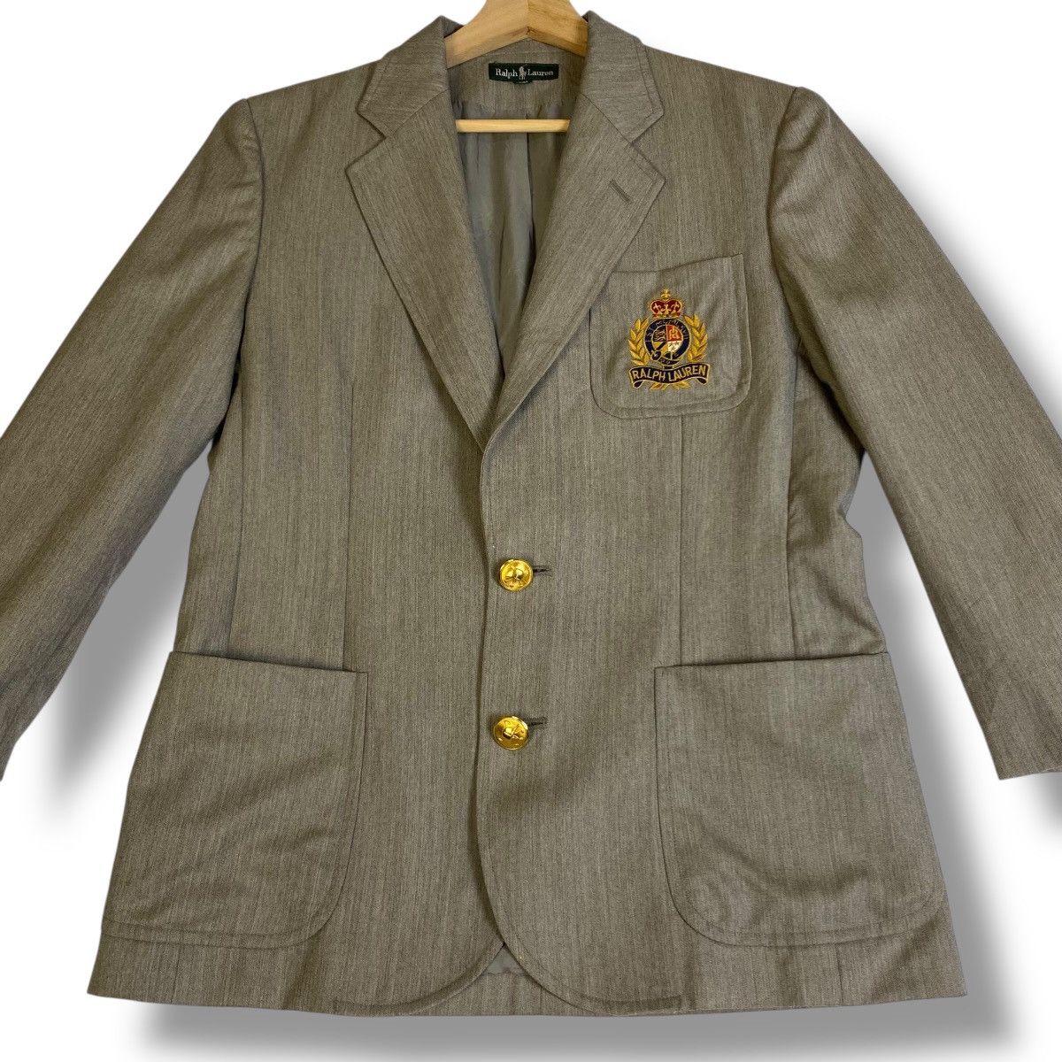 Ralph Lauren Vintage Ralph Lauren Wool Double-Breasted Blazer Size US S / EU 44-46 / 1 - 6 Thumbnail