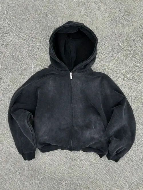 Japanese Brand Casual Faded Snow Flake Vintage Front Zip Hoodie sh Size US XXL / EU 58 / 5 - 2 Thumbnail
