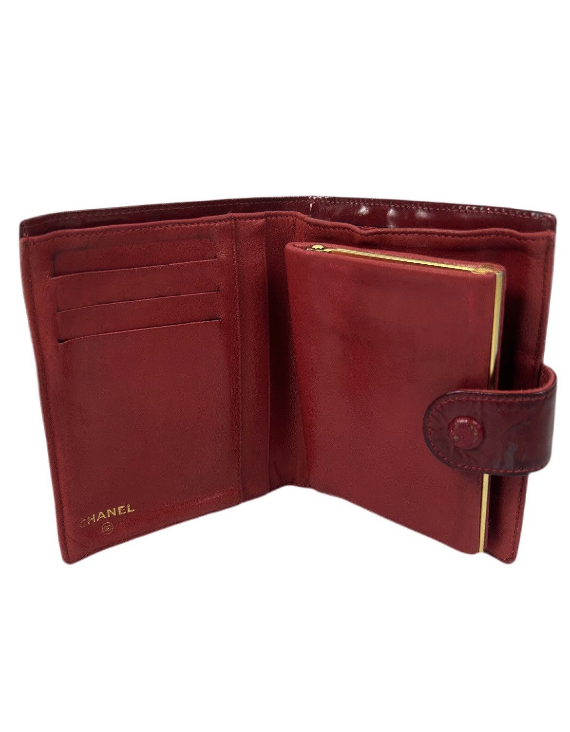 Chanel Chanel CC Leather Kiss Wallet Size ONE SIZE - 3 Thumbnail