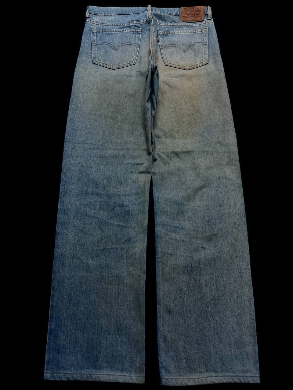 Levi's THRASHED Vintage 2000s Levi’s 515 Rusty Dirty Blue Denim Size US 32 / EU 48 - 1 Thumbnail