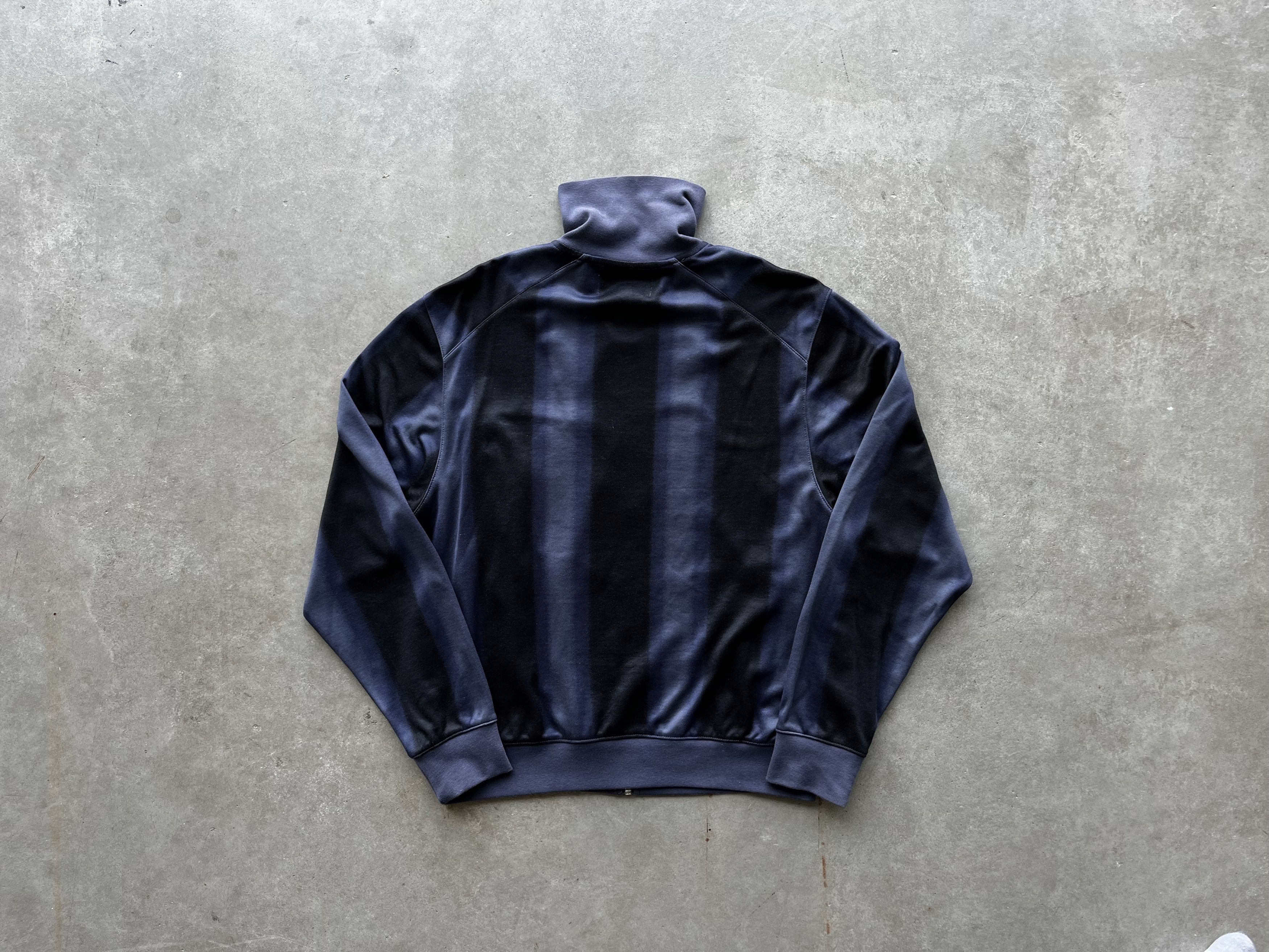 Japanese Brand × Vintage y2k purple and black striped tracksuit sweater Size US S / EU 44-46 / 1 - 2 Thumbnail