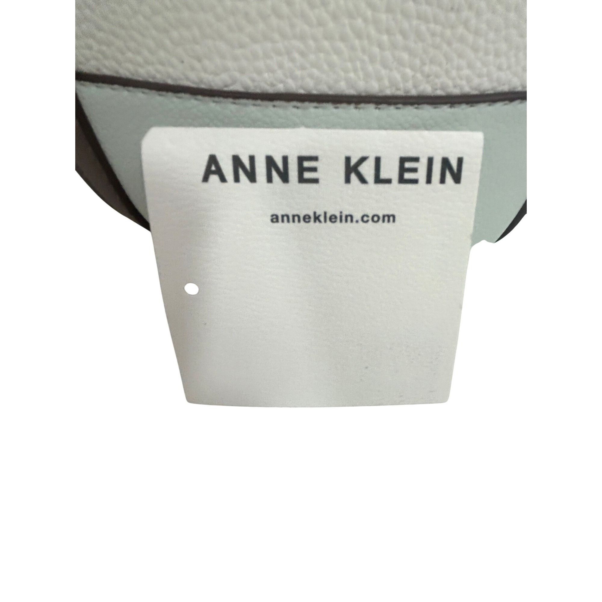 Anne Klein Anne Klein Tote Bag, Wristlet Cream Green Brown Logo Charm D Size ONE SIZE - 6 Thumbnail