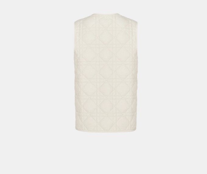 Dior o1w1db10225 411C30A3 2-in-1 Peacoat in White Size XS / US 0-2 / IT 36-38 - 5 Thumbnail