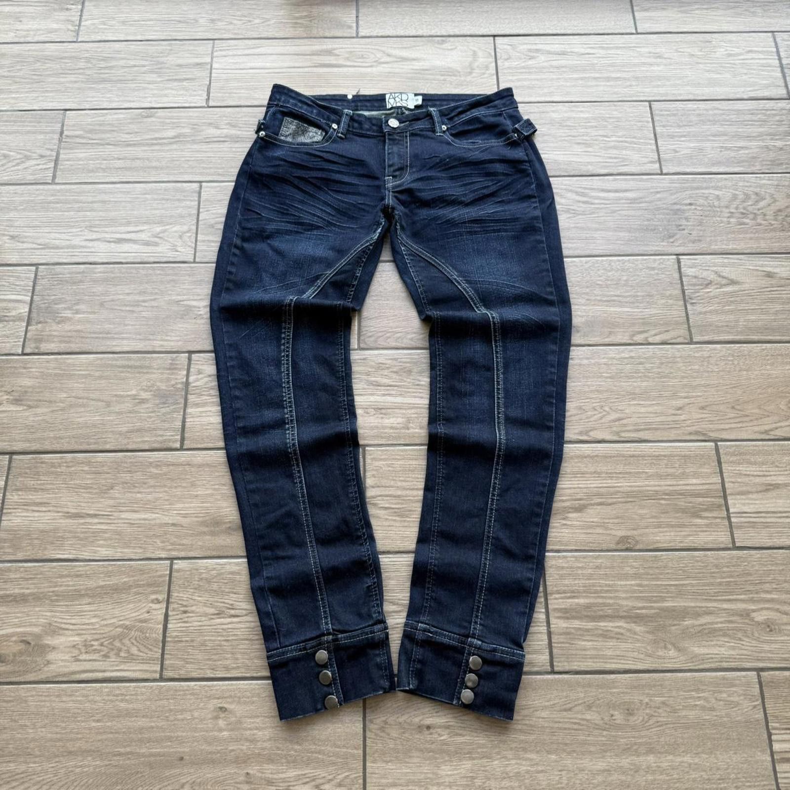 Akademiks Y2K Akademiks Denim Straight Jeans Akdmks Size 34" / US 12 / IT 48 - 2 Thumbnail