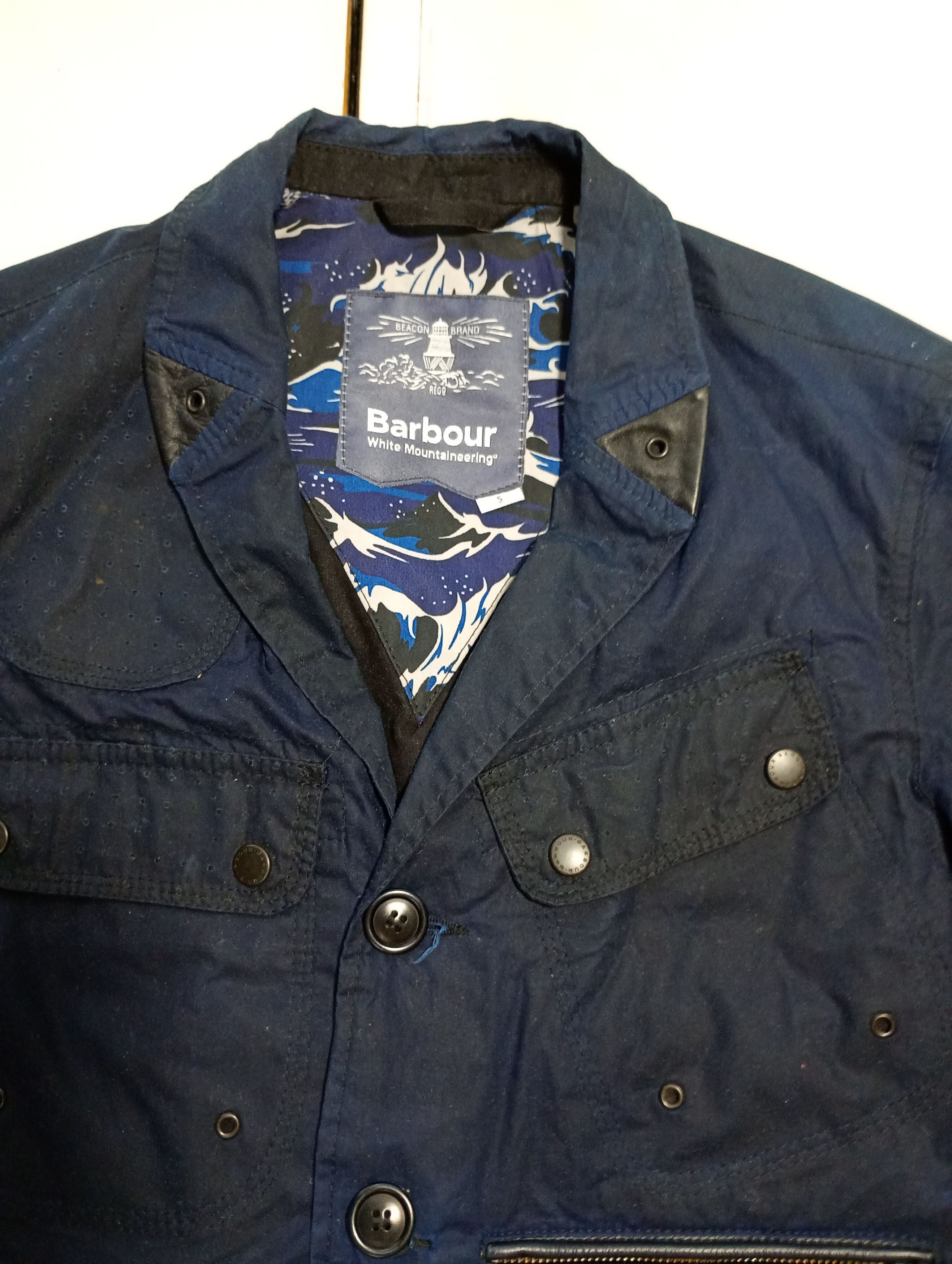 Barbour Barbour White Mountaineering Wax Lapel Jacket Size US S / EU 44-46 / 1 - 7 Thumbnail