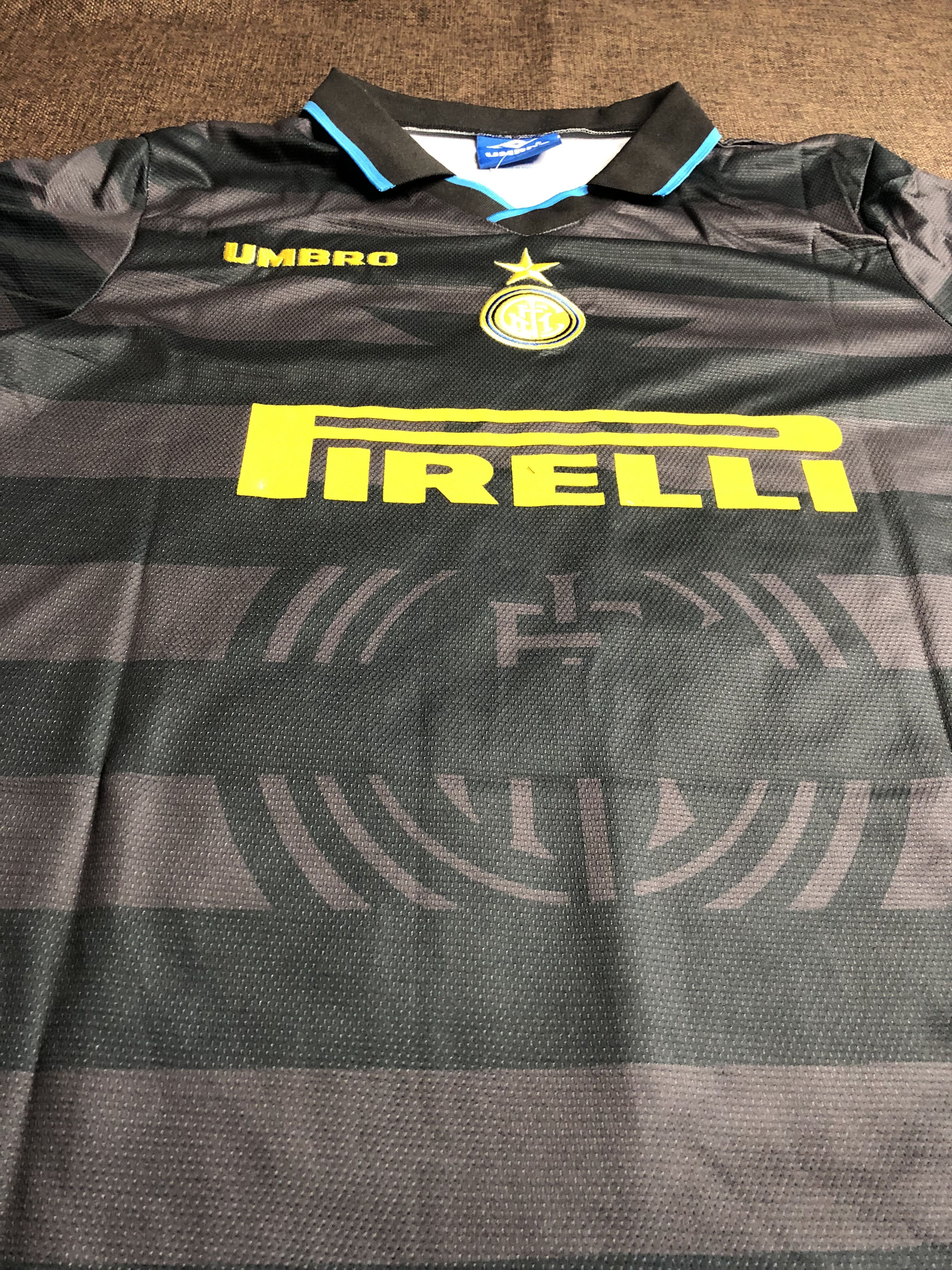 Vintage 1997-1998 DJORKAEFF AWAY RETRO JERSEY Size US L / EU 52-54 / 3 - 3 Thumbnail