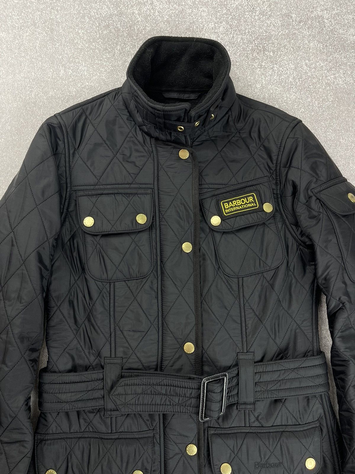Barbour Barbour International Black Polar Quilted Jacket Size 6 Size XS / US 0-2 / IT 36-38 - 6 Thumbnail