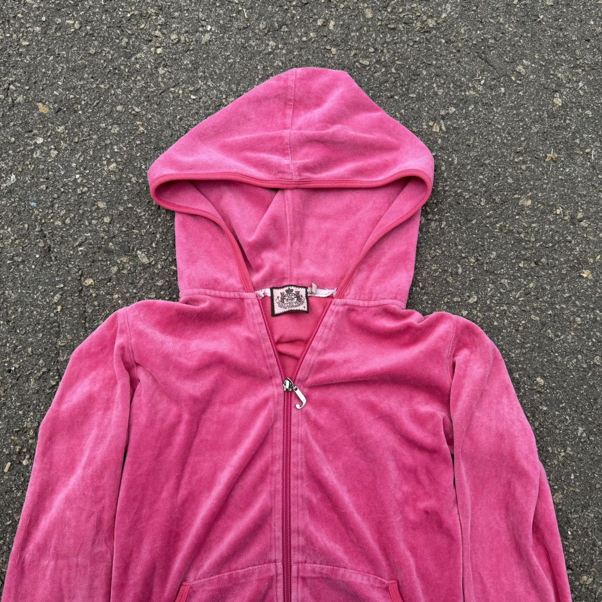 Vintage vintage juicy couture zip hoodie big logo rare style Size S / US 4 / IT 40 - 6 Thumbnail