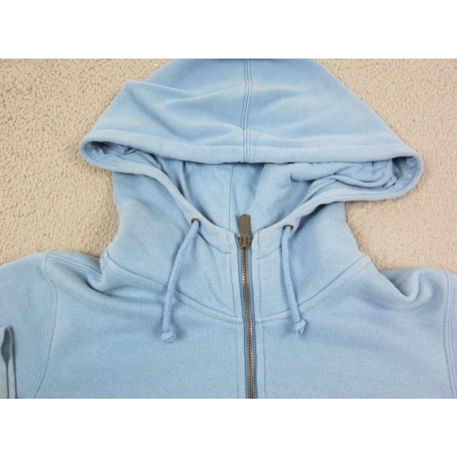 Carhartt VINTAGE Carhartt Hoodie Womens M Blue 1/4 Zip Sweatshirt Fleece Logo Pullover Cotton Regualr Size M / US 6-8 / IT 42-44 - 3 Thumbnail