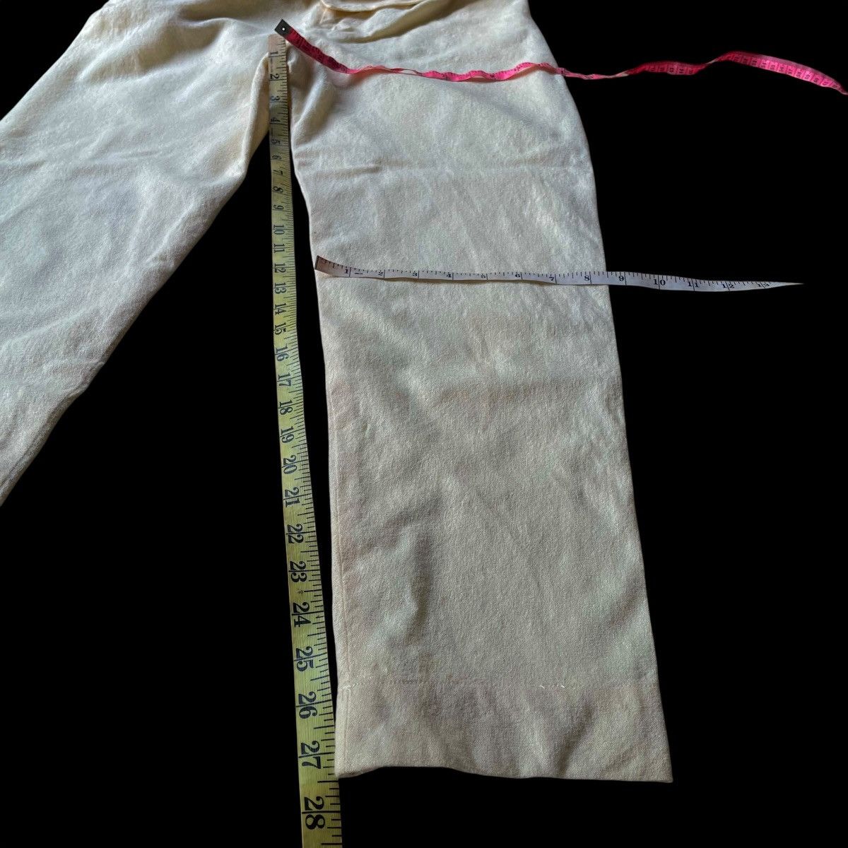 Issey Miyake Vintage Rare 80s Issey Miyake Wool Alpaca Summer Pants Size US 26 / EU 42 - 20 Thumbnail