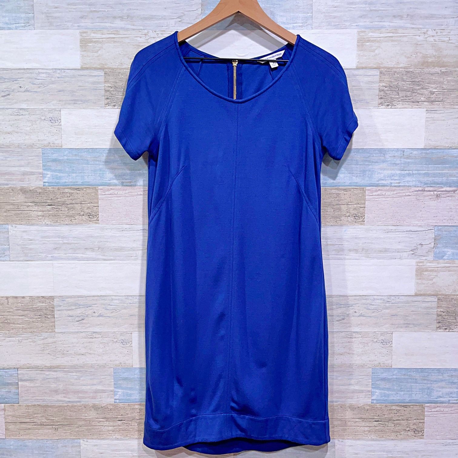 Southern Tide Southern Tide Ponte Raglan Sleeve T Shirt Dress Blue Stretch Size S / US 4 / IT 40 - 1 Thumbnail