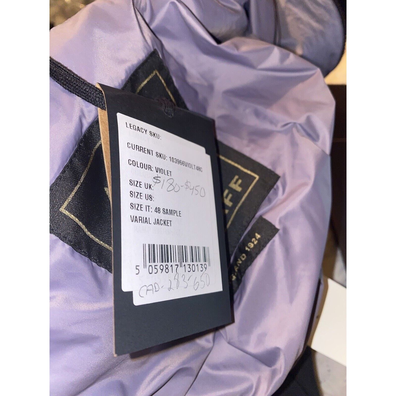 Belstaff BELSTAFF Varial Quilted Jacket Sz US 38 IT 48 Medium New Size US M / EU 48-50 / 2 - 6 Thumbnail