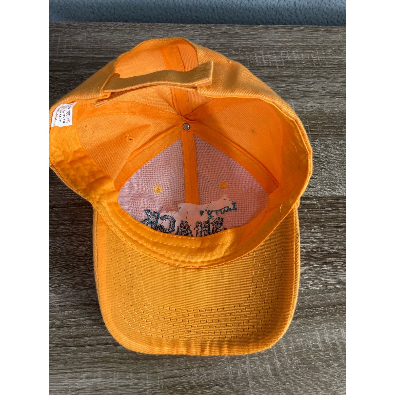 Vintage Larry's Shack Port Canaveral Orange Embroidered Hat Size ONE SIZE - 8 Thumbnail