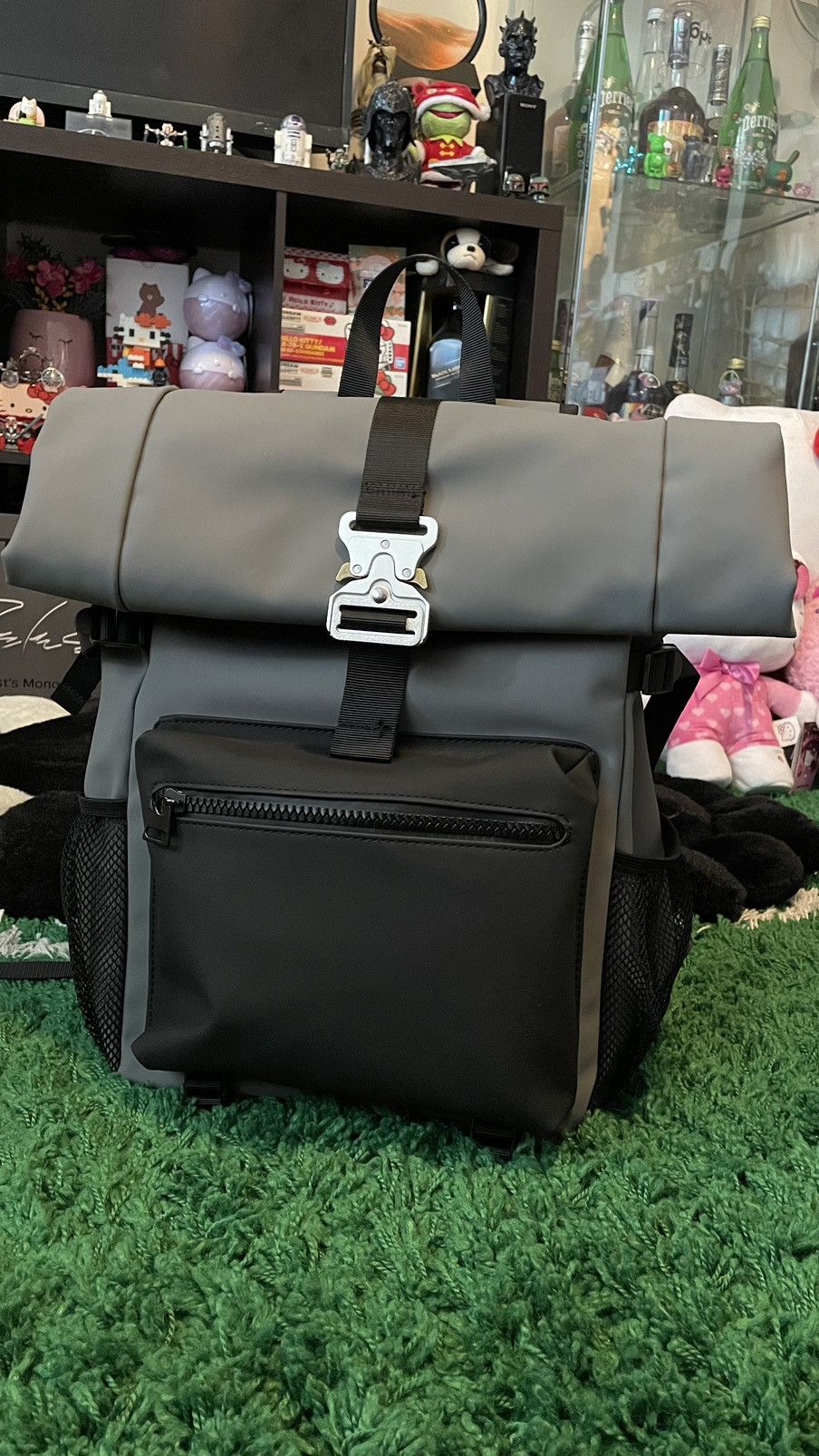 Other Metal buckle roll top backpack bag book duffle rollercoaster Size ONE SIZE - 2 Thumbnail
