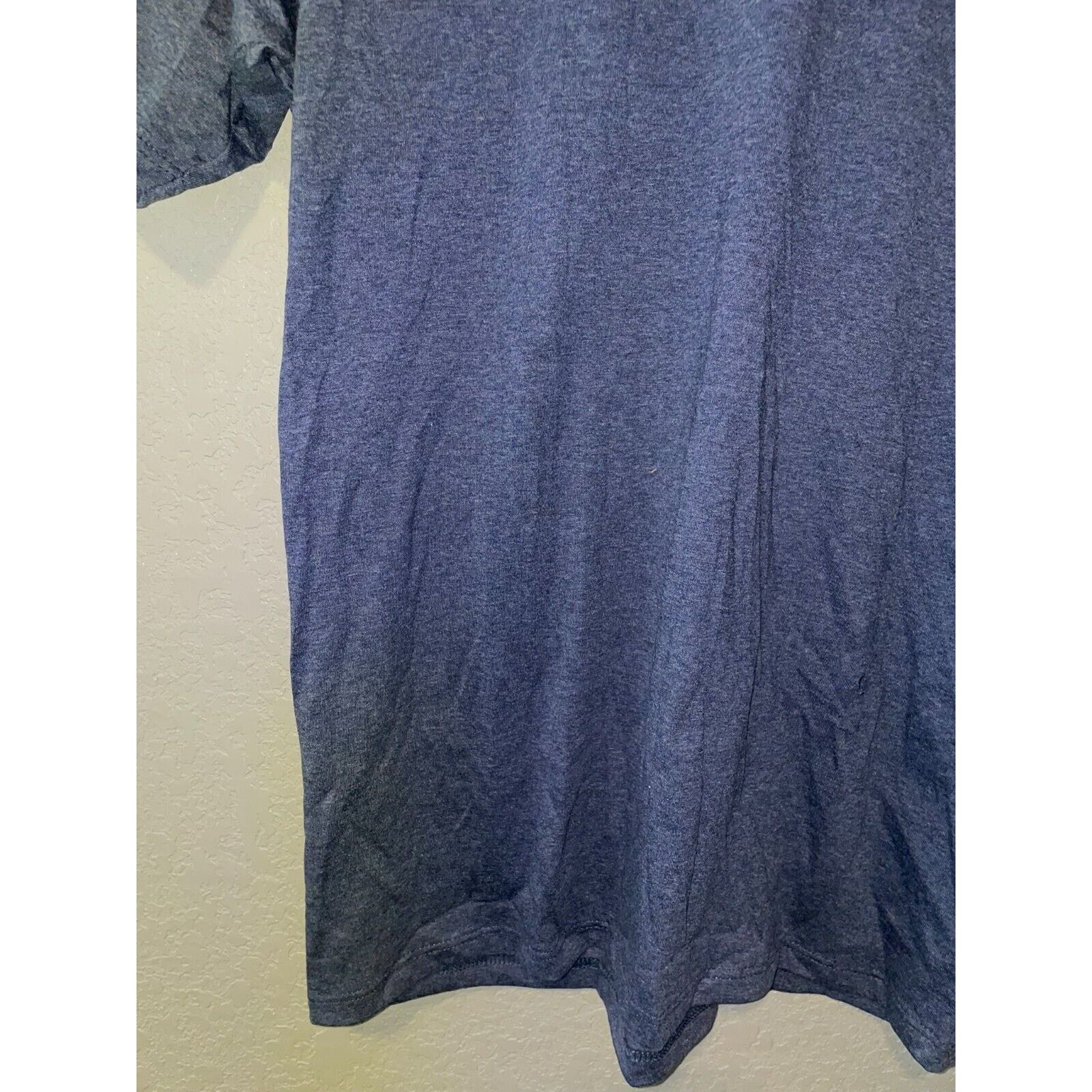 Jerzees 1990s Jerzees USA Made Blue Shirt Tee VTG 90s L Large HOLE Size US L / EU 52-54 / 3 - 4 Thumbnail