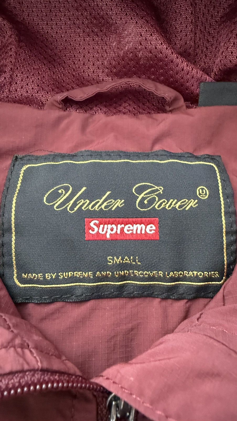 Supreme × Undercover Supreme Undercover Track Jacket Burgundy 2023 Size US S / EU 44-46 / 1 - 2 Thumbnail