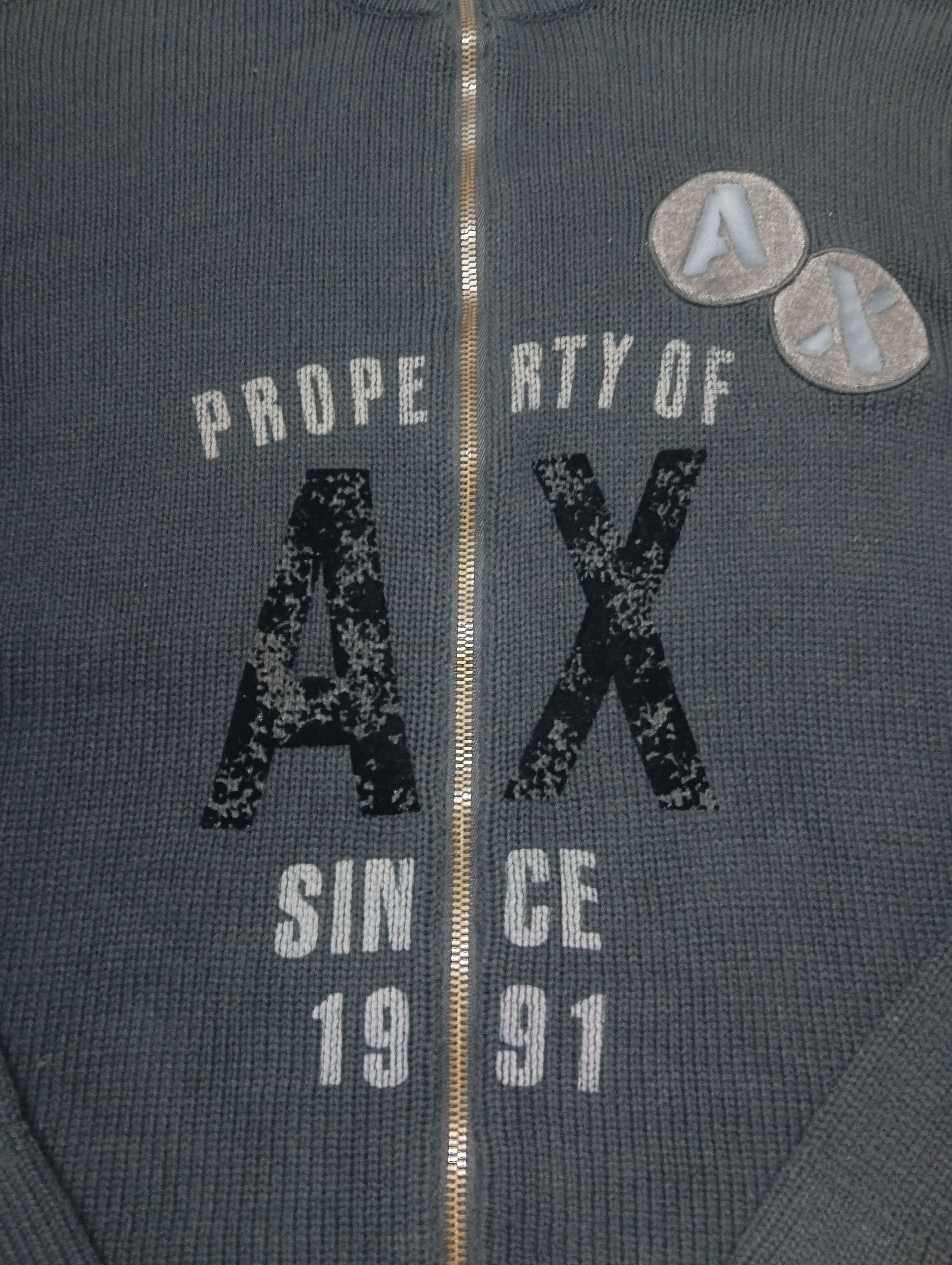 Armani Exchange × Designer Armani exchange stretch sweater jackets Size US M / EU 48-50 / 2 - 2 Thumbnail