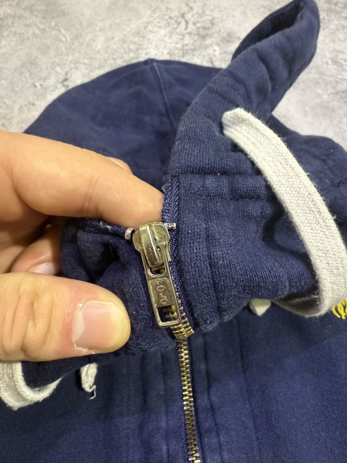 Polo Ralph Lauren × Vintage Vintage 90s Polo Ralph Lauren Zip Up Hoodie size L Size US M / EU 48-50 / 2 - 6 Thumbnail