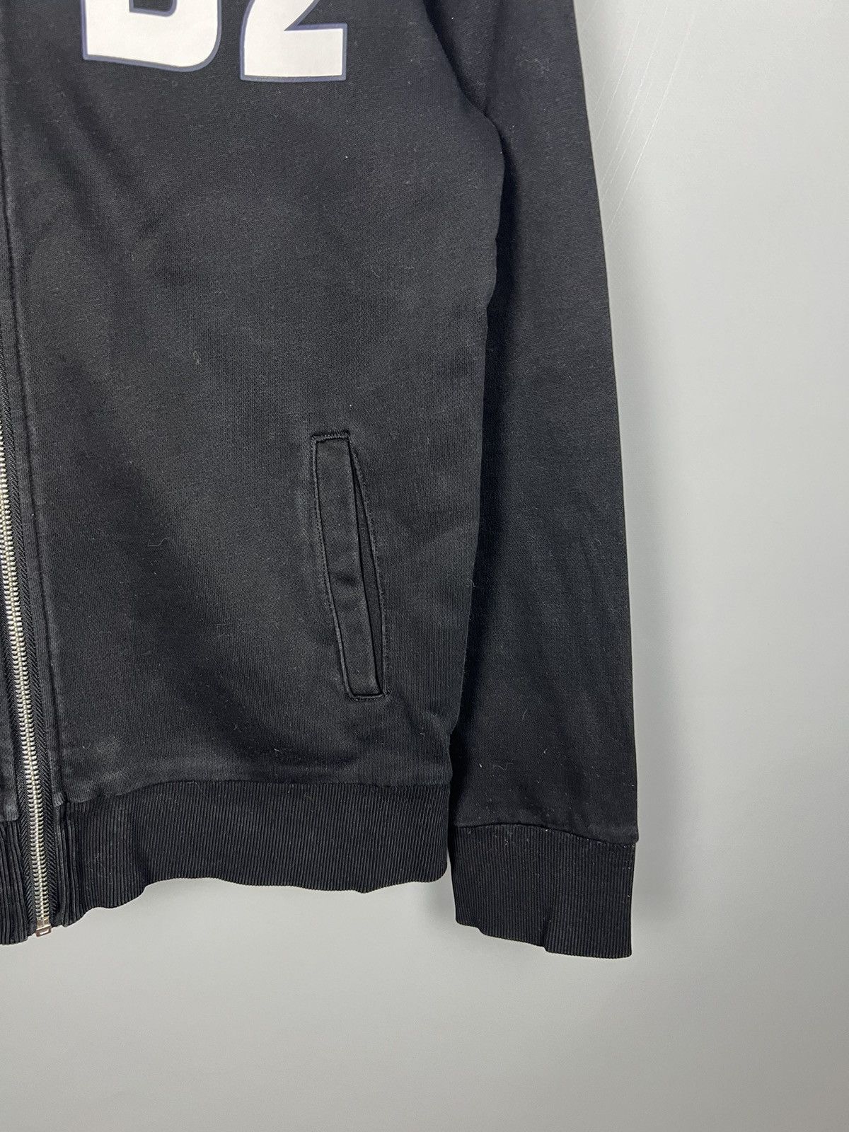 Dsquared2 Dsquared2 Zip Up Sweatshirt Black Faded tracktop big logo Size US M / EU 48-50 / 2 - 8 Thumbnail