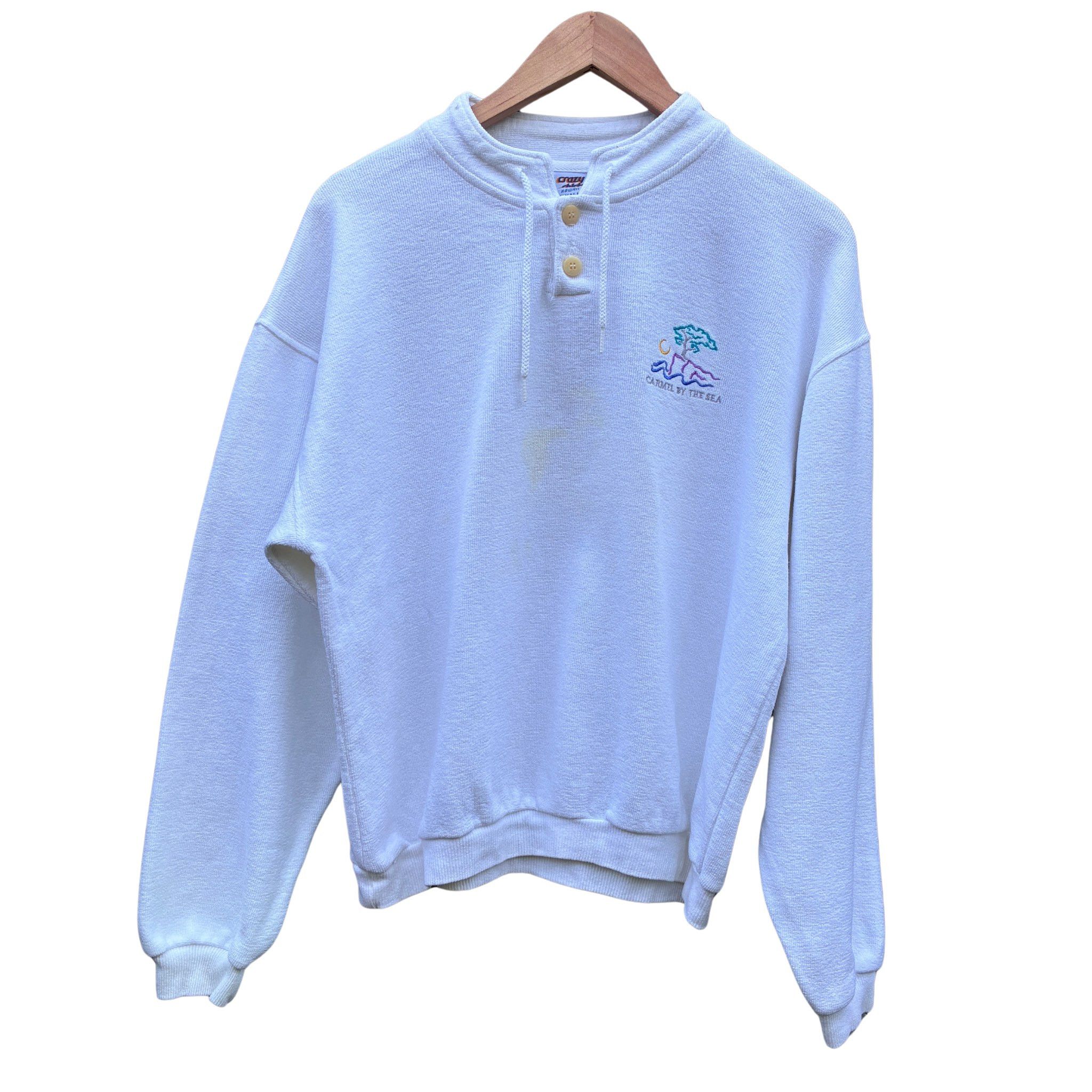Crazy Shirts Carmel by the Sea Button Pullover Sweatshirt