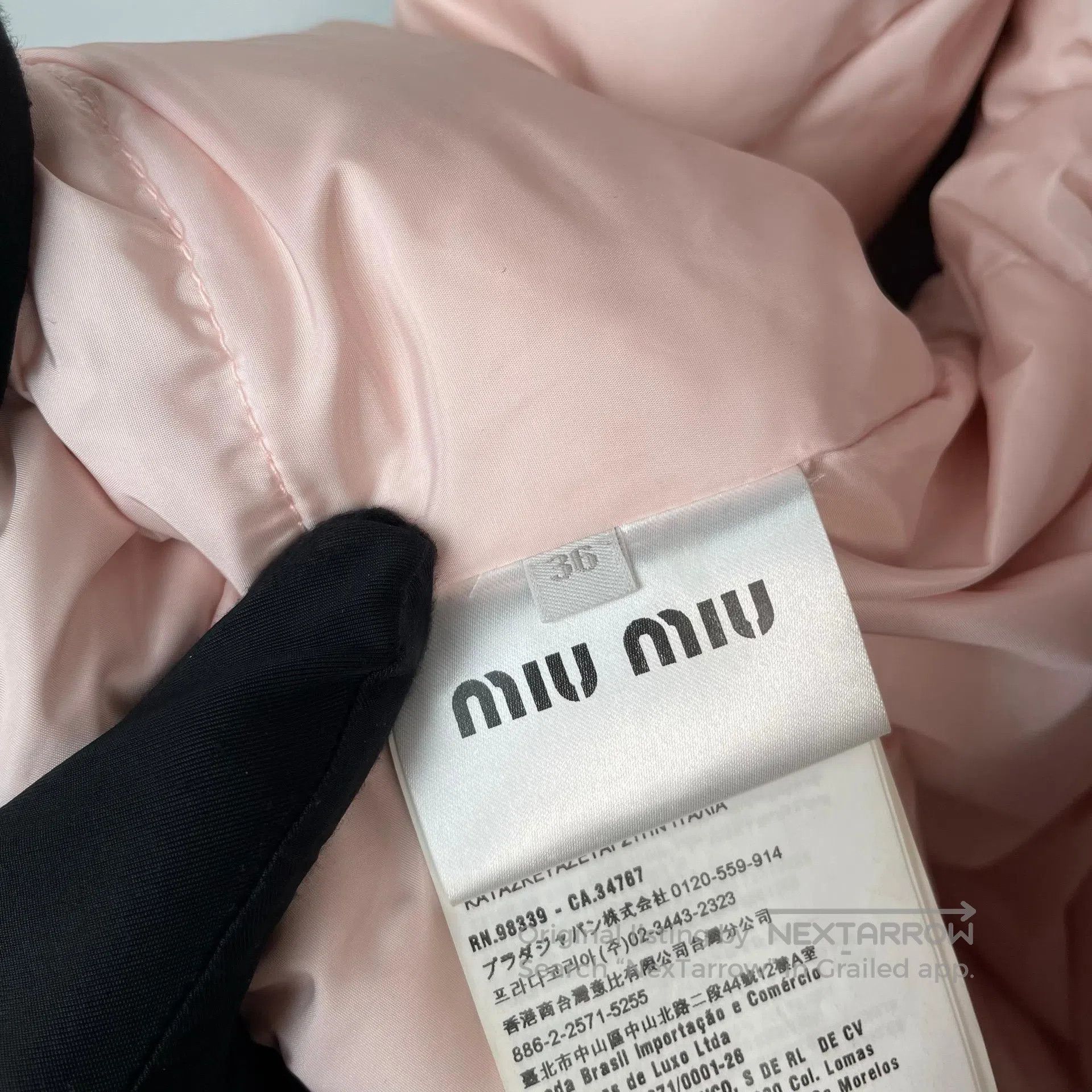 Miu Miu Miu Miu Military green badge down jacket with fur collar a Size XS / US 0-2 / IT 36-38 - 8 Thumbnail