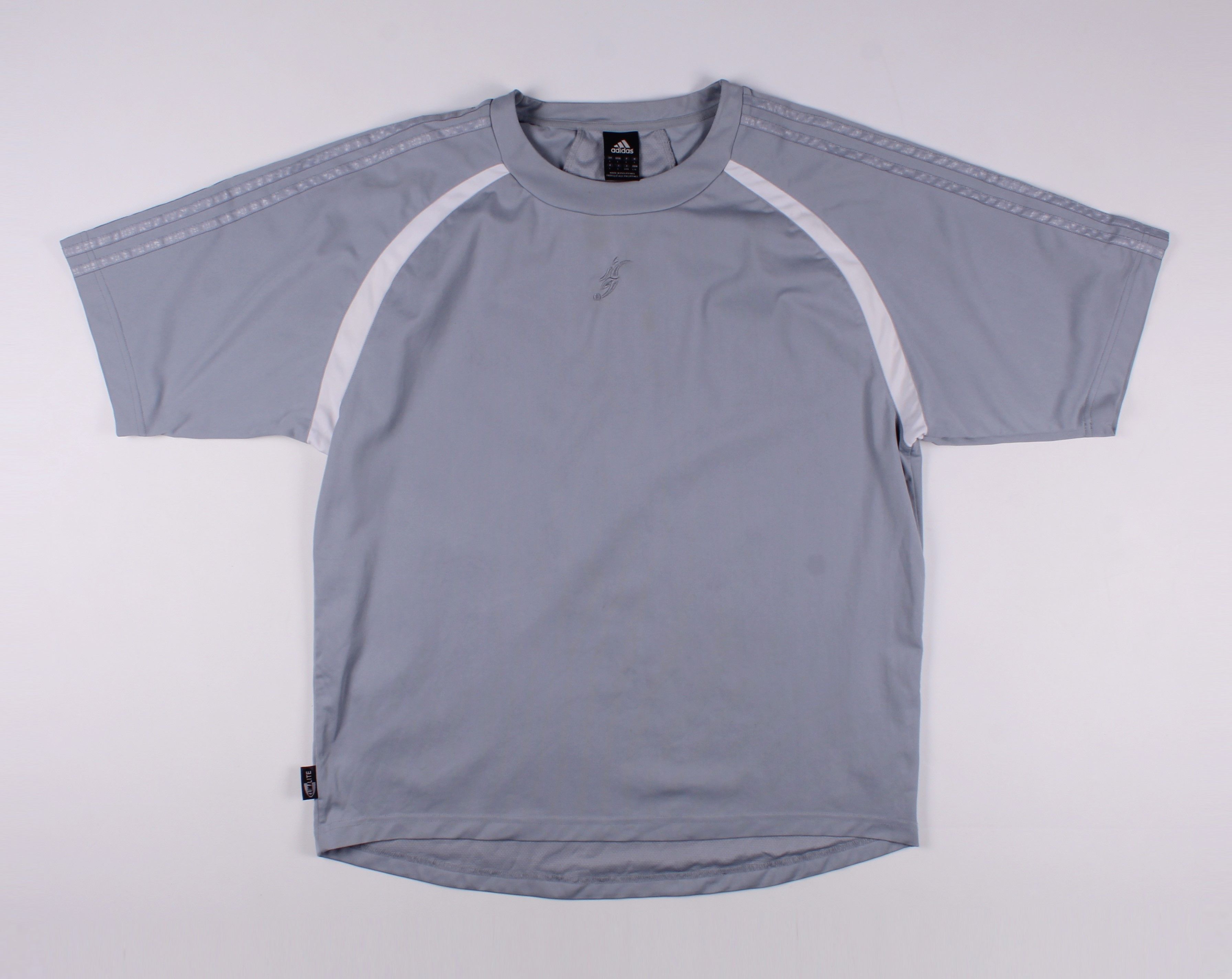 Adidas Vintage 00's Adidas Dragon Embroidered Jersey T-shirt Size US L / EU 52-54 / 3 - 1 Thumbnail