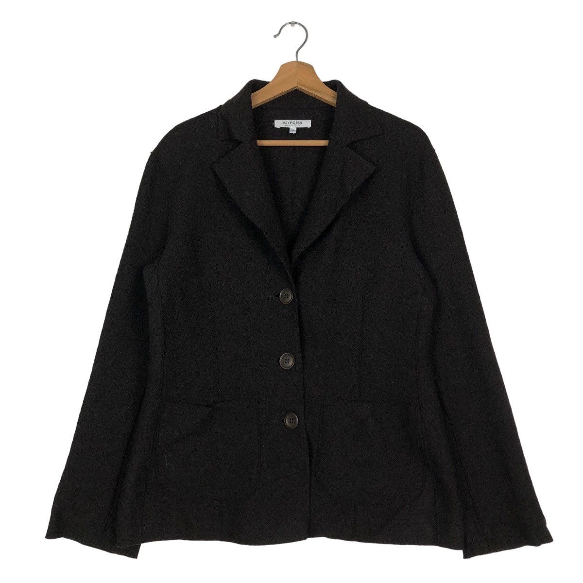 Designer 🔥Vintage Wool Jacket Adpina Italy Inspire Issey Miyake Size US M / EU 48-50 / 2 - 1 Thumbnail
