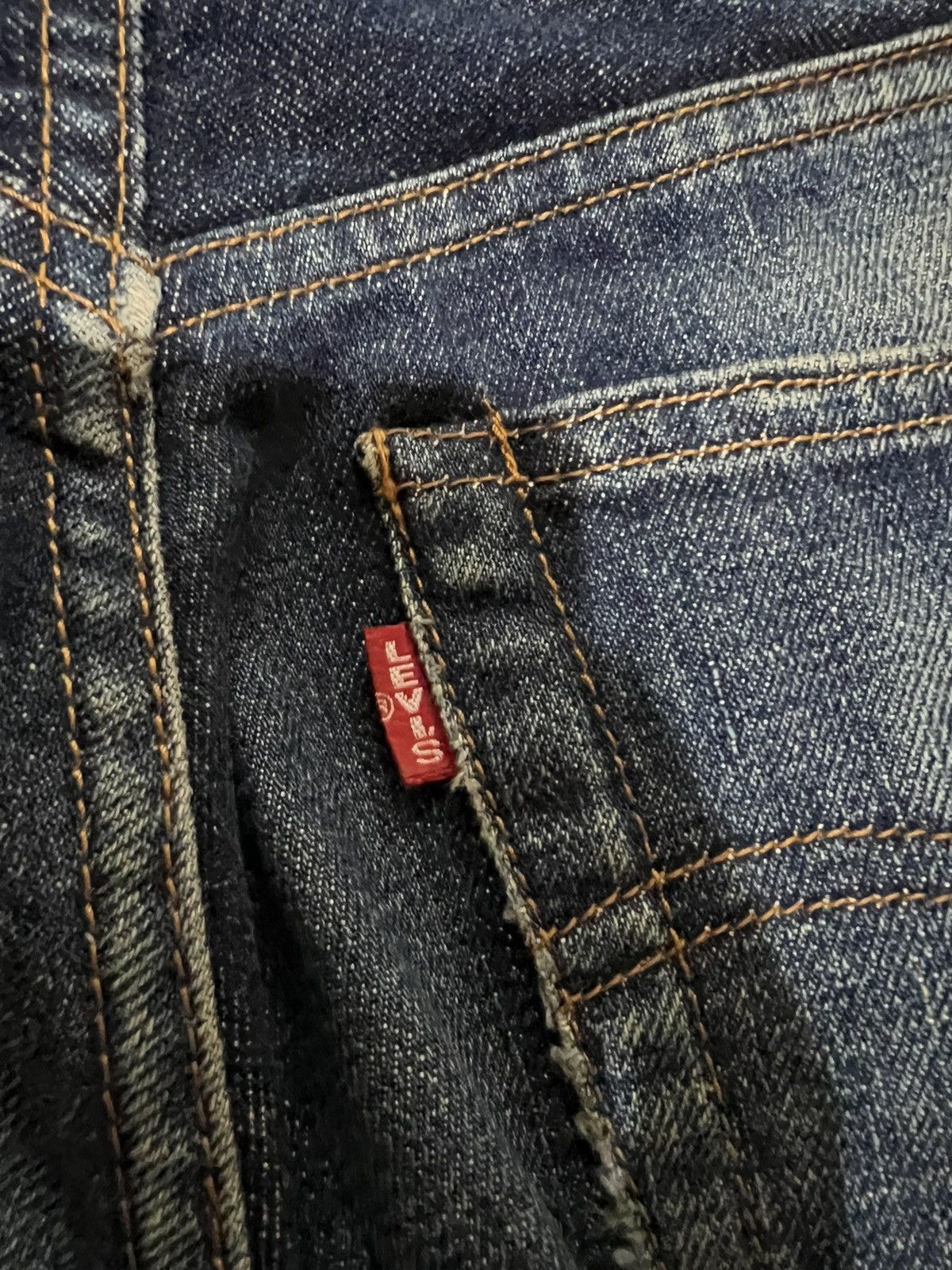 Levi's VINTAGE LEVIS 502 BIG E SELVEDGE DISTRESSED MUD WASH JEANS Size US 28 / EU 44 - 14 Thumbnail