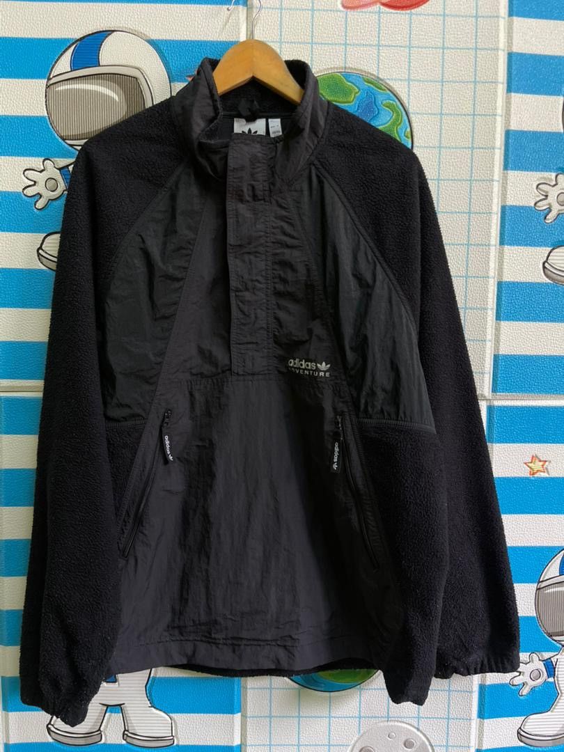 Adidas Adidas Adventure Polar Fleece Anorak Quarter-Zip Jacket Size US L / EU 52-54 / 3 - 1 Thumbnail