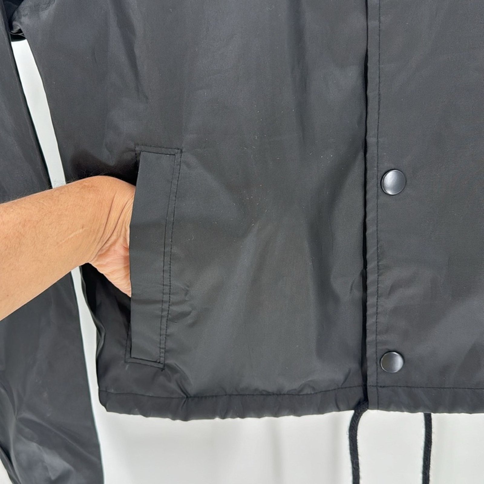 Champion Champion Authentic Cropped Coaches Jacket windbreaker sz XS Size XS / US 0-2 / IT 36-38 - 4 Thumbnail