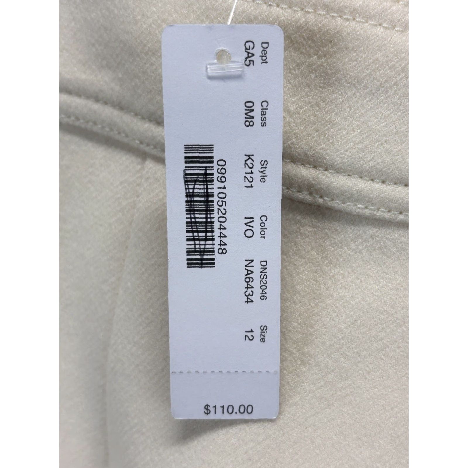 J.Crew J. Crew Ivory Wool Mini Skirt Size 12 Lined Womens Winter White Academia Size 34" / US 12 / IT 48 - 3 Thumbnail