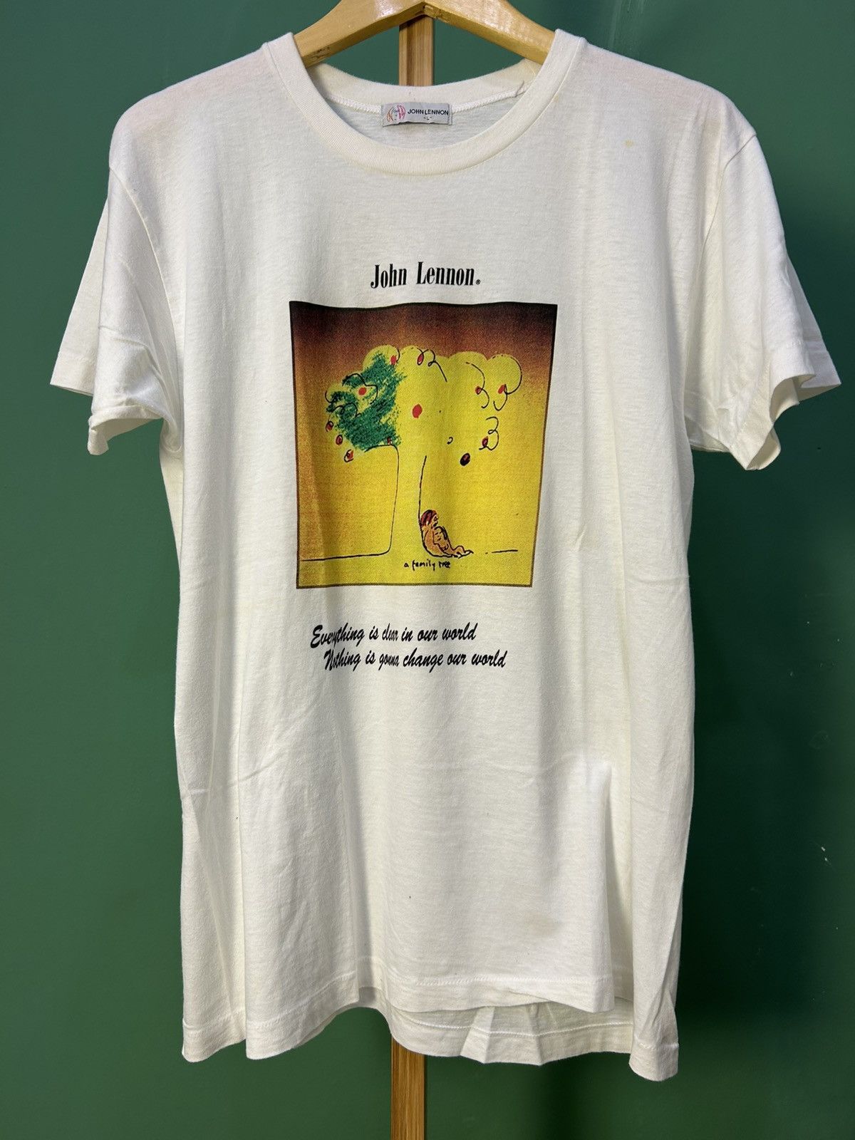 Band Tees Vintage John Lennon Family Tree Art Size US L / EU 52-54 / 3 - 1 Thumbnail