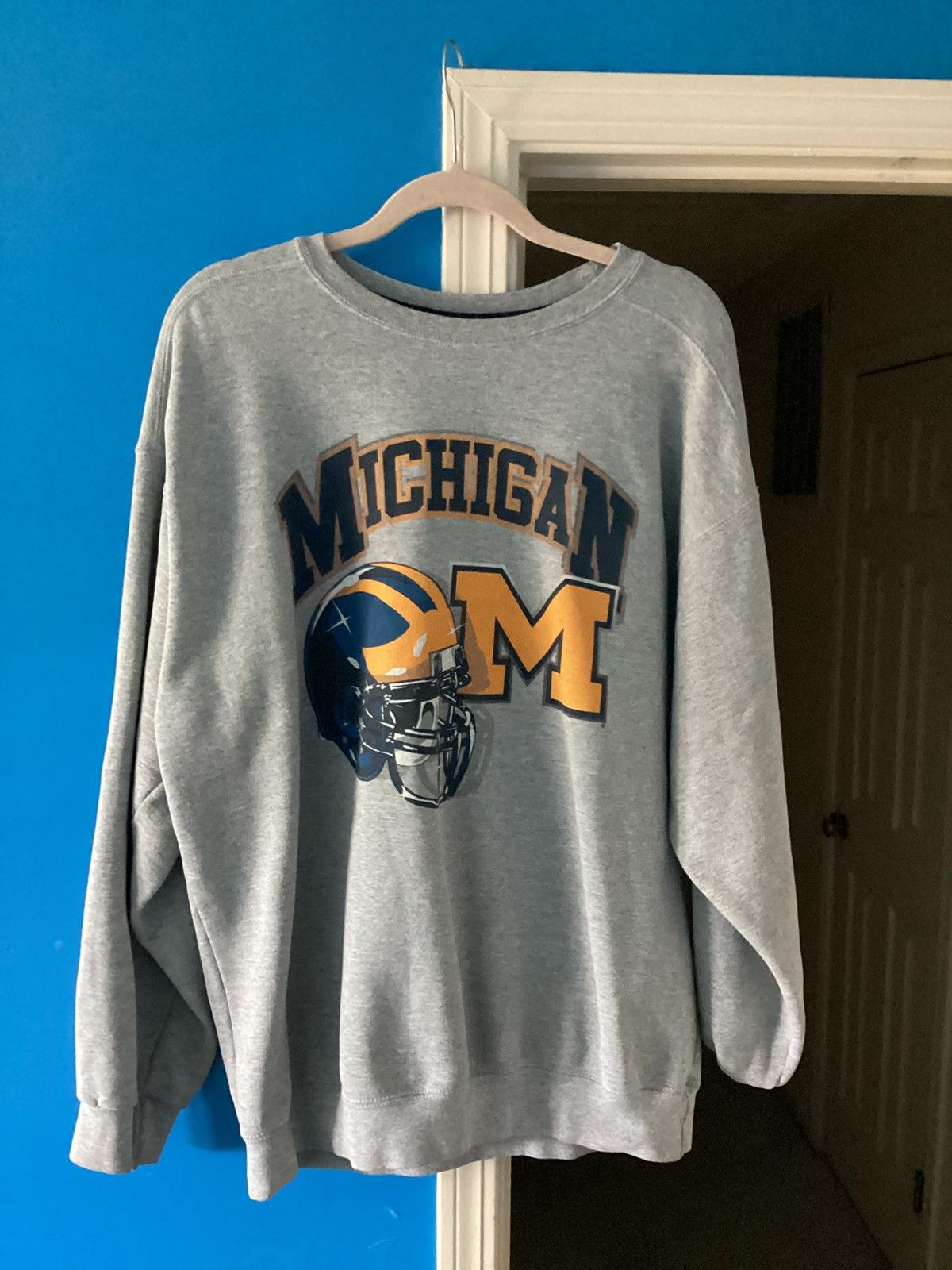 Starter Vintage Starter Michigan crewneck sweater college ncaa 🏈 Size US M / EU 48-50 / 2 - 1 Thumbnail
