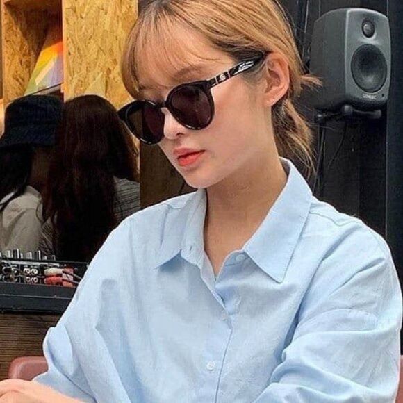 Gucci Gucci GG0638SK 001 Sunglasses Black Round Frame, Grey Lenses Size ONE SIZE - 2 Thumbnail
