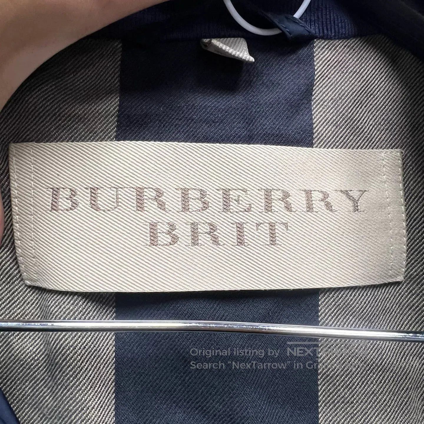 Burberry Burberry Dark Blue Zipper Jacket. Size US L / EU 52-54 / 3 - 3 Thumbnail