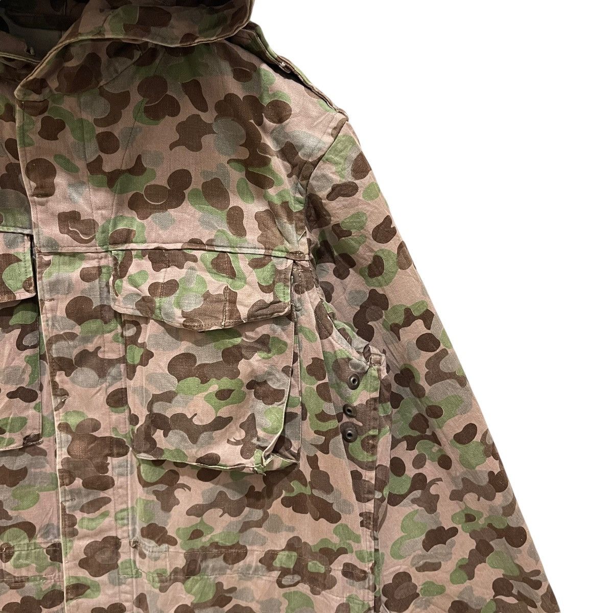 Vintage Vintage 70s USSR Camouflage Army Military Parka Jacket Size US L / EU 52-54 / 3 - 4 Thumbnail